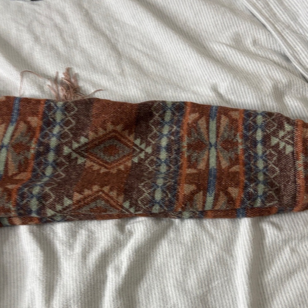 BiBi Brown Corduroy Jacket with Patterned Sleeves - Picture 3 of 8